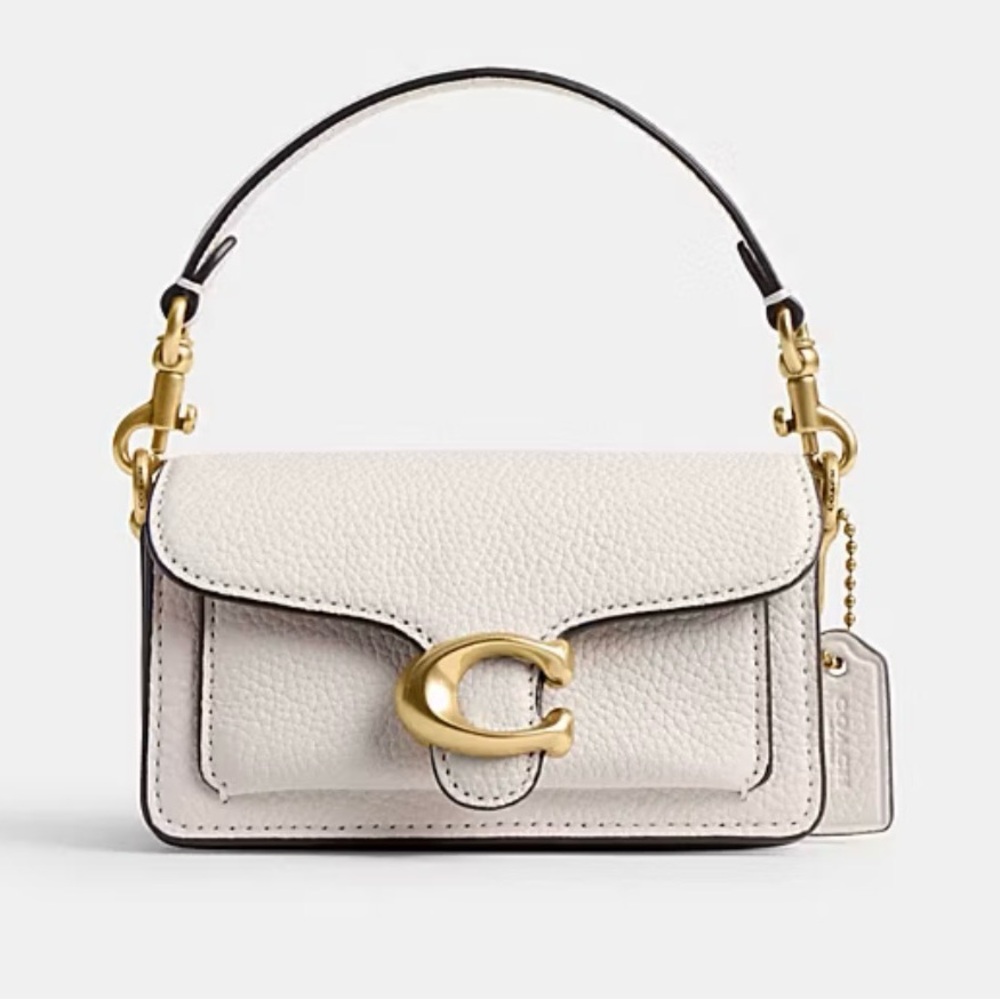 Coach Tabby 12 NWT- Chalk